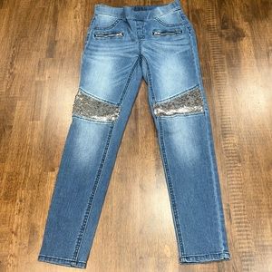 Justice girls pull on jeans size 12